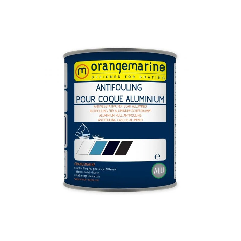 ANTIFOULING POUR COQUE ALUMINIUM - ORANGEMARINE 2,5L - BLANC DOUVRE 4 ANTIFOULING POUR COQUE ALUMINIUM - ORANGEMARINE 2,5L - BLANC DOUVRE – Image 2