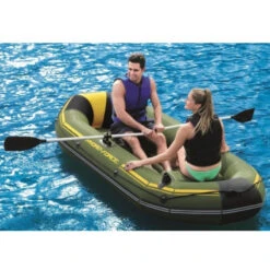 BATEAU GONFLABLE BESTWAY HYDRO FORCE + 2 RAMES + GONFLEUR -Nautica Aventure bateau gonflable bestway hydro force 2 rames gonfleur 3