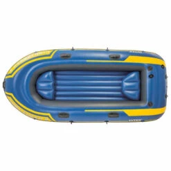 BATEAU GONFLABLE INTEX CHALLENGER 3 + 2 RAMES + GONFLEUR -Nautica Aventure bateau gonflable intex challenger 3 2 rames gonfleur 3
