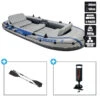 BATEAU GONFLABLE INTEX EXCURSION 5 + 2 AVIRONS + GONFLEUR -Nautica Aventure bateau gonflable intex excursion 5 2 avirons gonfleur