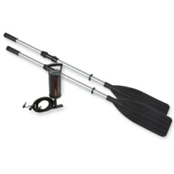 BATEAU GONFLABLE INTEX EXCURSION 5 + 2 AVIRONS + GONFLEUR -Nautica Aventure bateau gonflable intex excursion 5 2 avirons gonfleur 5