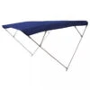Bimini Alu Brossé 4 Arceaux - Bleu - ORANGEMARINE 225 (largeur) X 140 (hauteur) X 255 (longueur) Cm - BLEU