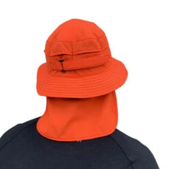 Chapeau Surf Performance Orange Fluo VAIKOBI -Nautica Aventure chapeau surf performance orange fluo vaikobi 3