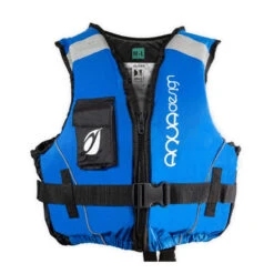 GILET AQUADESIGN SLIDER 50N BLANC/BLEU -Nautica Aventure gilet aquadesign slider 50n blanc bleu 1