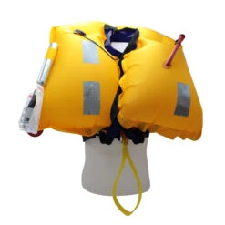 GILET DE SAUVETAGE GONFLABLE AUTOMATIQUE ORANGE MARINE 290N AVEC HARNAIS ESSENTIAL Navy - -Nautica Aventure gilet de sauvetage gonflable automatique orange marine 290n avec harnais essential navy 1 3