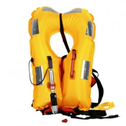 Gilet Gonflable ESSENTIAL ZIP Automatique Avec Harnais 170 N - Rouge -Nautica Aventure gilet gonflable essential zip automatique avec harnais 170 n rouge 10