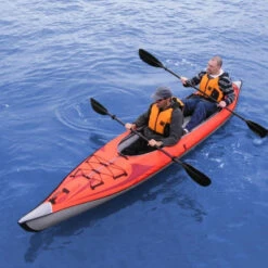 KAYAK GONFLABLE ADVANCED ELEMENTS FRAME CONVERTIBLE ELITE ROUGE -Nautica Aventure kayak gonflable advanced elements frame convertible elite rouge 3