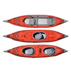 KAYAK GONFLABLE ADVANCED ELEMENTS FRAME CONVERTIBLE ELITE ROUGE -Nautica Aventure kayak gonflable advanced elements frame convertible elite rouge 5