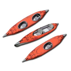 KAYAK GONFLABLE ADVANCED ELEMENTS FRAME CONVERTIBLE ROUGE -Nautica Aventure kayak gonflable advanced elements frame convertible rouge 8