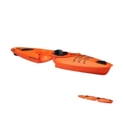 KAYAK MODULABLE AIRSEAT POINT 65°N MARTINI GTX DUO ORANGE -Nautica Aventure kayak modulable airseat point 65n martini gtx duo orange 2