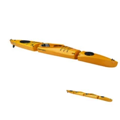 KAYAK MODULABLE POINT 65°N MERCURY GTX DUO JAUNE -Nautica Aventure kayak modulable point 65n mercury gtx duo jaune 2