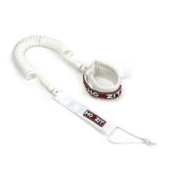 LEASH DE SUP HOWZIT COIL BLANC -Nautica Aventure leash de sup howzit coil blanc 1