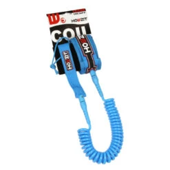 LEASH DE SUP HOWZIT COIL BLEU 9' -Nautica Aventure leash de sup howzit coil bleu 9 1 4