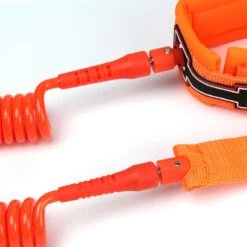 LEASH DE SUP HOWZIT COIL ORANGE -Nautica Aventure leash de sup howzit coil orange 3