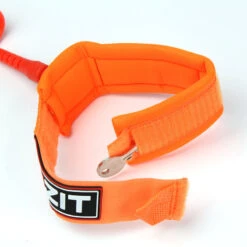 LEASH DE SUP HOWZIT COIL ORANGE -Nautica Aventure leash de sup howzit coil orange 5