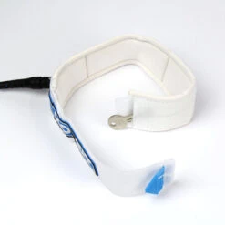 LEASH DE SUP HOWZIT DOWNWIND COIL BLANC/BLEU 6' -Nautica Aventure leash de sup howzit downwind coil blanc bleu 6 1 4