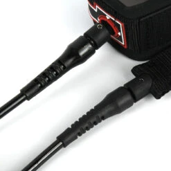 LEASH DE SUP/SURF HOWZIT NOIR -Nautica Aventure leash de sup surf howzit noir 2