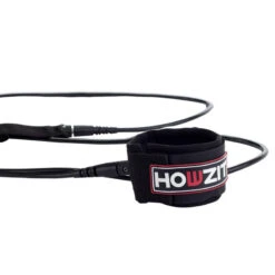 LEASH SURF HOWZIT NOIR DIAMETRE 7MM -Nautica Aventure leash surf howzit noir diametre 7mm 9