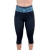 Leggings 3/4 ActiV Noir Gris Femme VAIKOBI -Nautica Aventure leggings 3 4 activ noir gris femme vaikobi