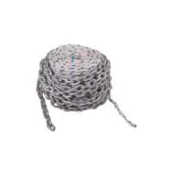LIGNE DE MOUILLAGE MIXTE Cordage 14mm X 42m, Chaine 8mm X 8m (cordage/chaine) -Nautica Aventure ligne de mouillage mixte cordage chaine cordage 14mm x 42m chaine 8mm x 8m 1