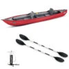 PACK KAYAK GUMOTEX THAYA 2 PLACES CONVERTIBLE ROUGE -Nautica Aventure pack kayak gumotex thaya 2 places convertible rouge