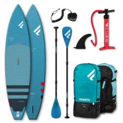 PADDLE FANATIC RAY AIR 12.6x32 PURE 2022 GONFLABLE COMPLET -Nautica Aventure paddle fanatic ray air 126x32 pure 2022 gonflable complet 1