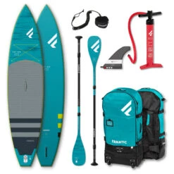PADDLE FANATIC RAY AIR 13.6x35 PREMIUM 2022 GONFLABLE + PAGAIE CARBONE C35 COMPLET -Nautica Aventure paddle fanatic ray air 136x35 premium 2022 gonflable pagaie carbone c35 complet 1