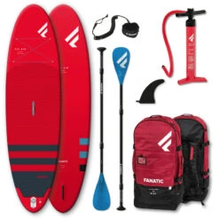 PADDLE GONFLABLE FANATIC FLY AIR 9.8 PURE ROUGE -Nautica Aventure paddle gonflable fanatic fly air 98 pure rouge 2022 1