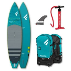 PADDLE GONFLABLE FANATIC RAY AIR 11.6 PREMIUM SAC + POMPE -Nautica Aventure paddle gonflable fanatic ray air 116 premium sac pompe 1