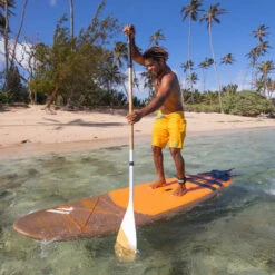 PAGAIE FANATIC BAMBOO CARBON 50 FIXE 7.25 -Nautica Aventure pagaie fanatic bamboo carbon 50 fixe 725 7