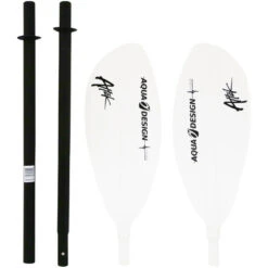 PAGAIE KAYAK AQUADESIGN ATTAK 4 PARTIES 220CM Bleu -Nautica Aventure pagaie kayak aquadesign attak 4 parties 220cm bleu 2