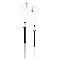 PAGAIE KAYAK AQUADESIGN WHITE 2 PARTIES 215CM -Nautica Aventure pagaie kayak aquadesign white 2 parties 215cm 4