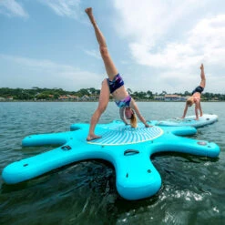 PLATEFORME YOGA GONFLABLE AQUA MARINA YOGA DOCK 2023 -Nautica Aventure plateforme yoga gonflable aqua marina yoga dock 2023 4