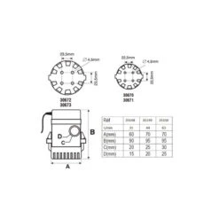 POMPE DE CALE IMMERGÉE NUOVA RADE 500 GPH - 1892 L/h - 12V -Nautica Aventure pompe de cale immergee nuova rade 500 gph 1892 l h 12v 2