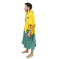 All-In PONCHO ALL IN BUMPY JAUNE/VERT -Nautica Aventure poncho all in bumpy jaune vert 2