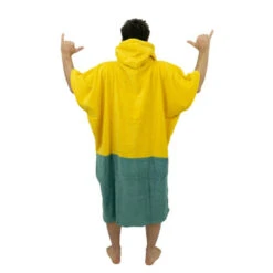 All-In PONCHO ALL IN BUMPY JAUNE/VERT -Nautica Aventure poncho all in bumpy jaune vert 3