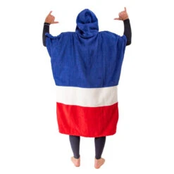 All-In PONCHO ALL IN V COUNTRIES BLEU/BLANC/ROUGE -Nautica Aventure poncho all in v countries bleu blanc rouge 3