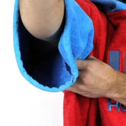 Poncho Howzit Bleu/rouge -Nautica Aventure poncho howzit bleu rouge 3