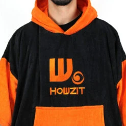 Poncho Howzit Noir/orange -Nautica Aventure poncho howzit noir orange 7