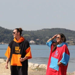 Poncho Howzit Noir/orange -Nautica Aventure poncho howzit noir orange 8