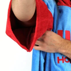 Poncho Howzit Rouge/bleu -Nautica Aventure poncho howzit rouge bleu 3