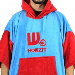 Poncho Howzit Rouge/bleu -Nautica Aventure poncho howzit rouge bleu 7
