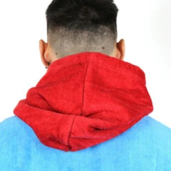 Poncho Howzit Rouge/bleu -Nautica Aventure poncho howzit rouge bleu 8