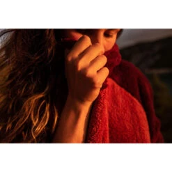 PONCHO PLAID AFTER ESSENTIAL SHERPA ROUGE TU -Nautica Aventure poncho plaid after essential sherpa rouge tu 3