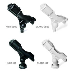 PORTE CANNE RAILBLAZA Kit Noir -Nautica Aventure porte canne railblaza kit noir 2