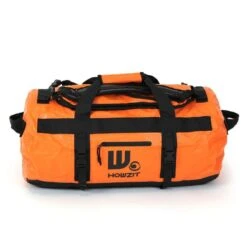 Sac De Voyage étanche DUFFEL BAG 90L HOWZIT - ORANGE -Nautica Aventure sac de voyage etanche duffel bag 90l howzit orange black 11