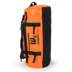 Sac De Voyage étanche DUFFEL BAG 90L HOWZIT - ORANGE -Nautica Aventure sac de voyage etanche duffel bag 90l howzit orange black 13
