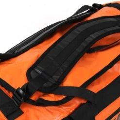 Sac De Voyage étanche DUFFEL BAG 90L HOWZIT - ORANGE -Nautica Aventure sac de voyage etanche duffel bag 90l howzit orange black 4