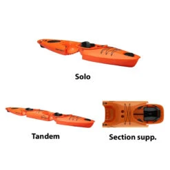SECTION SUPPLEMENTAIRE POINT 65°N AIRSEAT MARTINI GTX ORANGE -Nautica Aventure section supplementaire point 65n airseat martini gtx orange 3