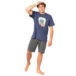 T-SHIRT RIP CURL DESTINATION ANIMALS BLEU MARINE -Nautica Aventure t shirt rip curl destination animals bleu marine 4